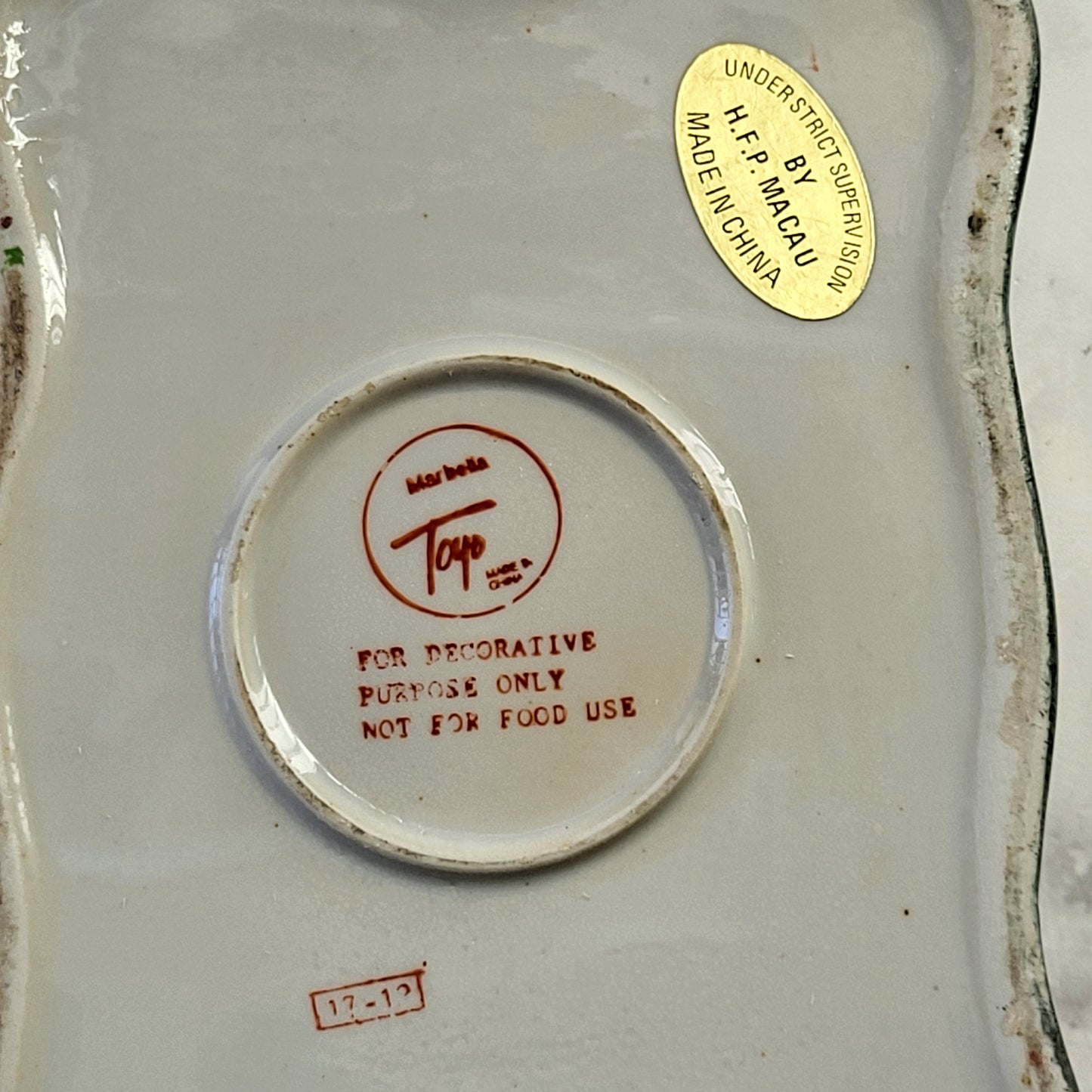 Porcelain Floral Enamel Trinket Box