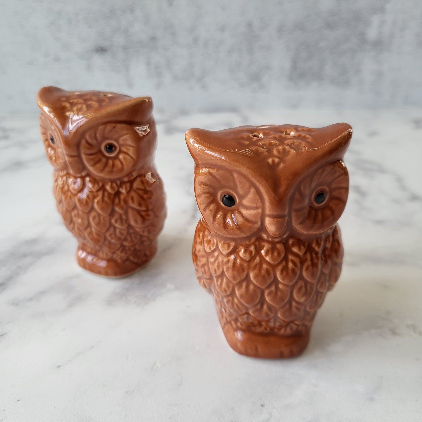1970s Vintage Owl Salt and Pepper Shakers