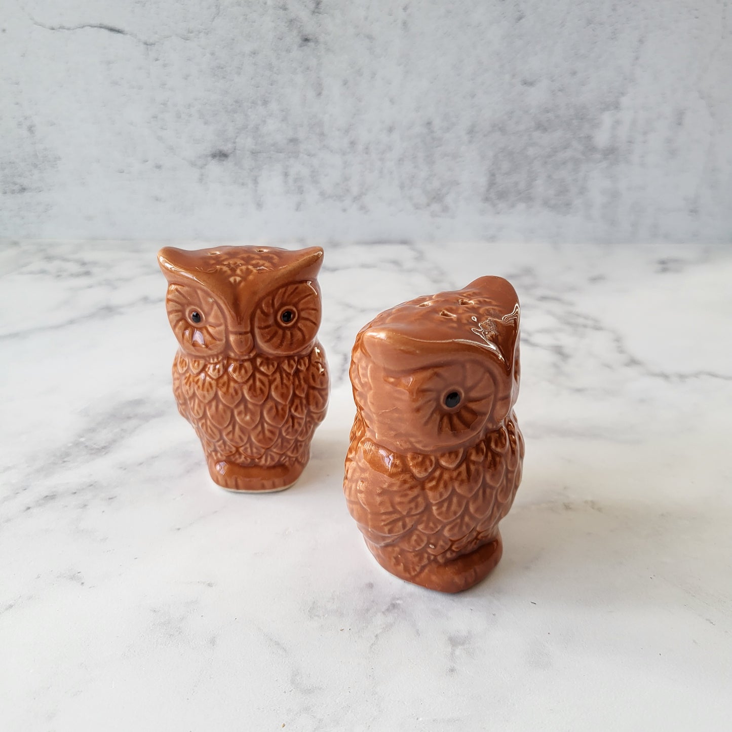1970s Vintage Owl Salt and Pepper Shakers