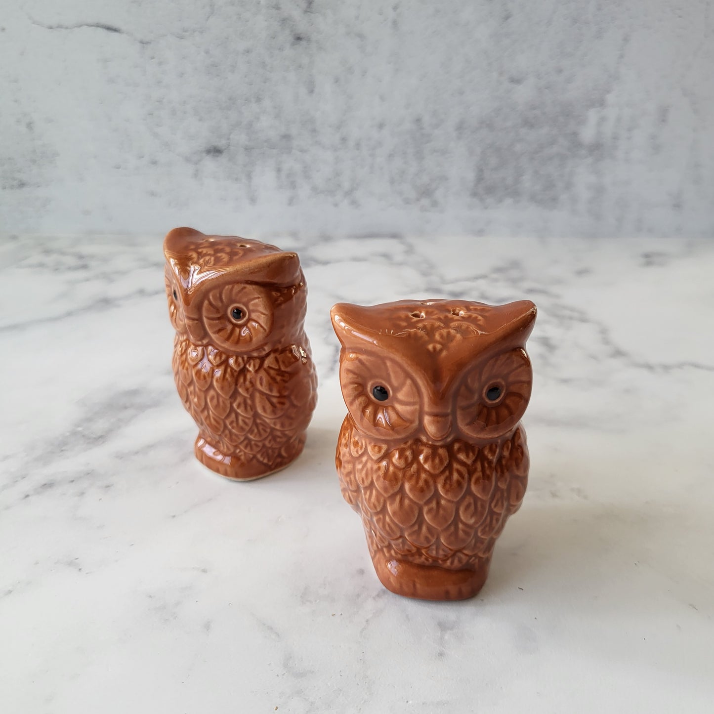 1970s Vintage Owl Salt and Pepper Shakers