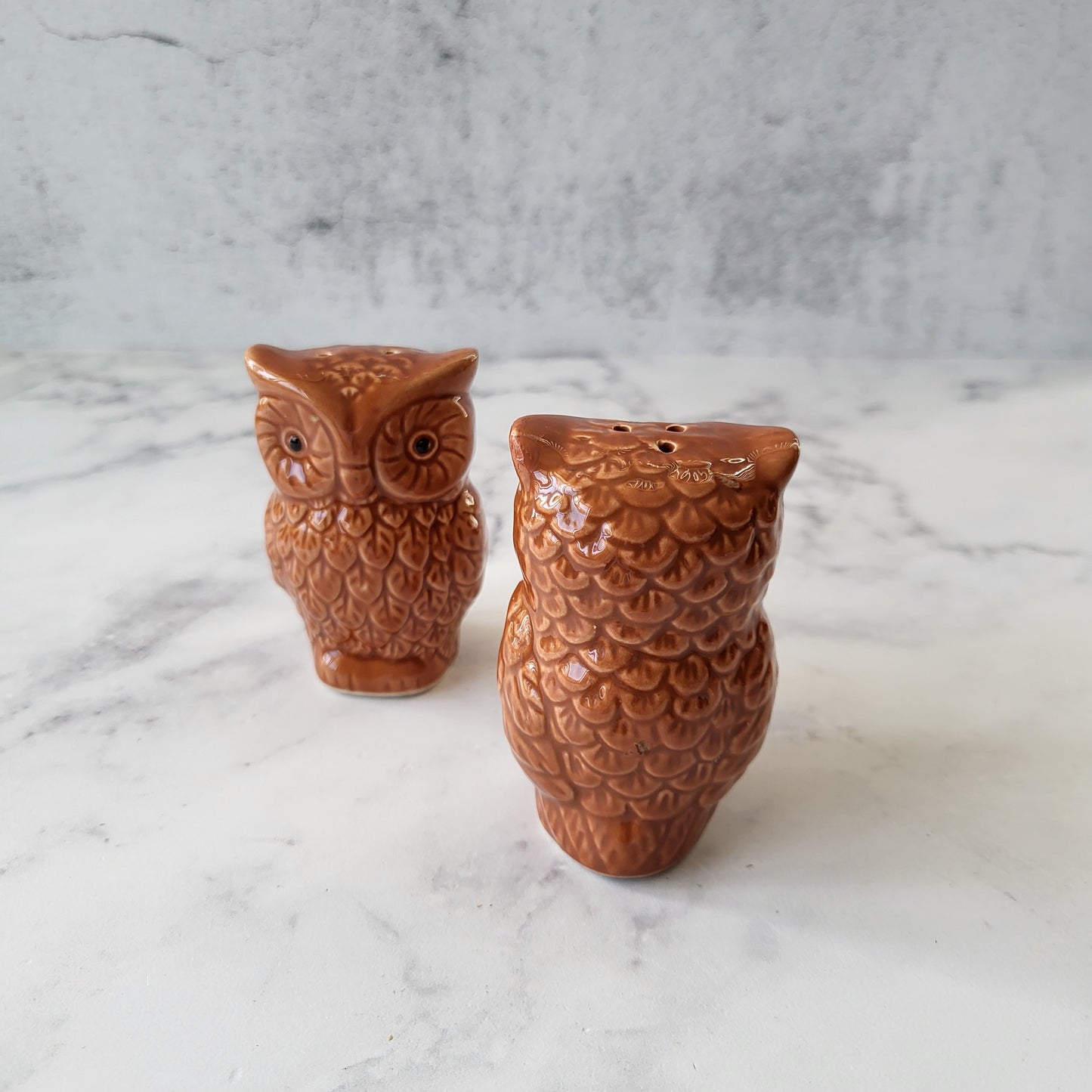 1970s Vintage Owl Salt and Pepper Shakers
