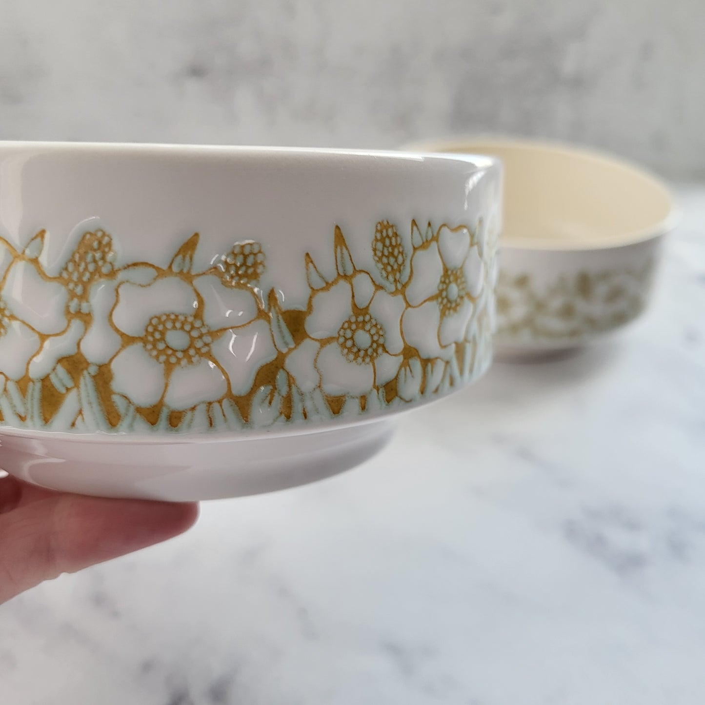 Hornsea England Multi-Purpose Retro Bowls (Set of 2)