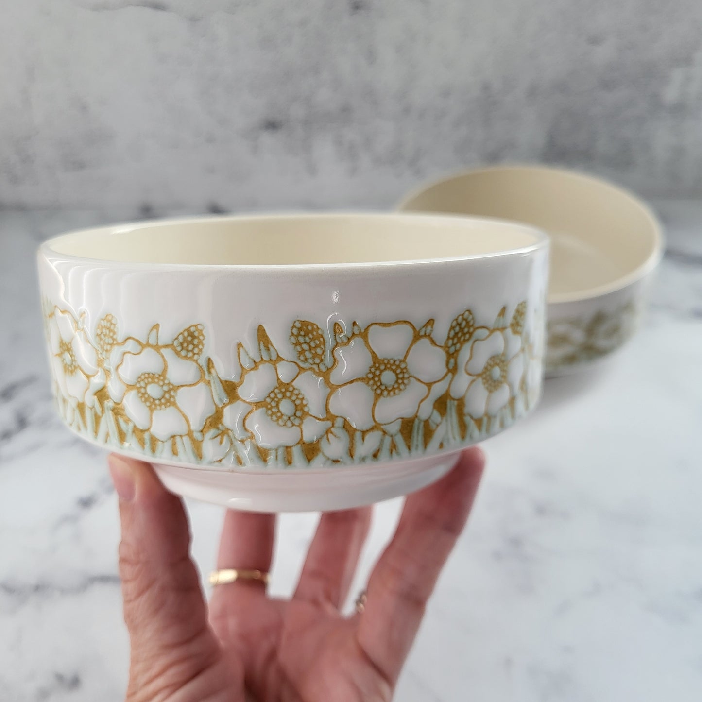 Hornsea England Multi-Purpose Retro Bowls (Set of 2)