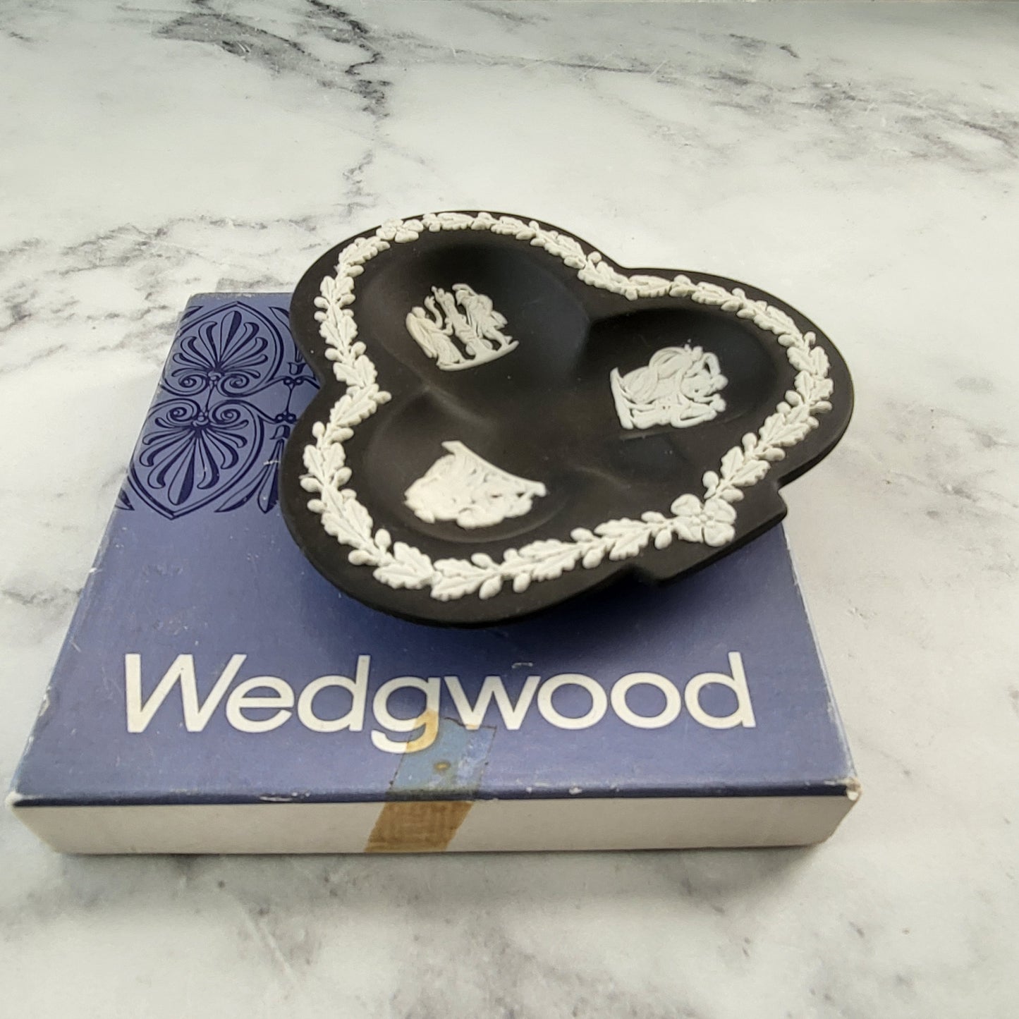 Wedgwood Black Jasperware DIsh