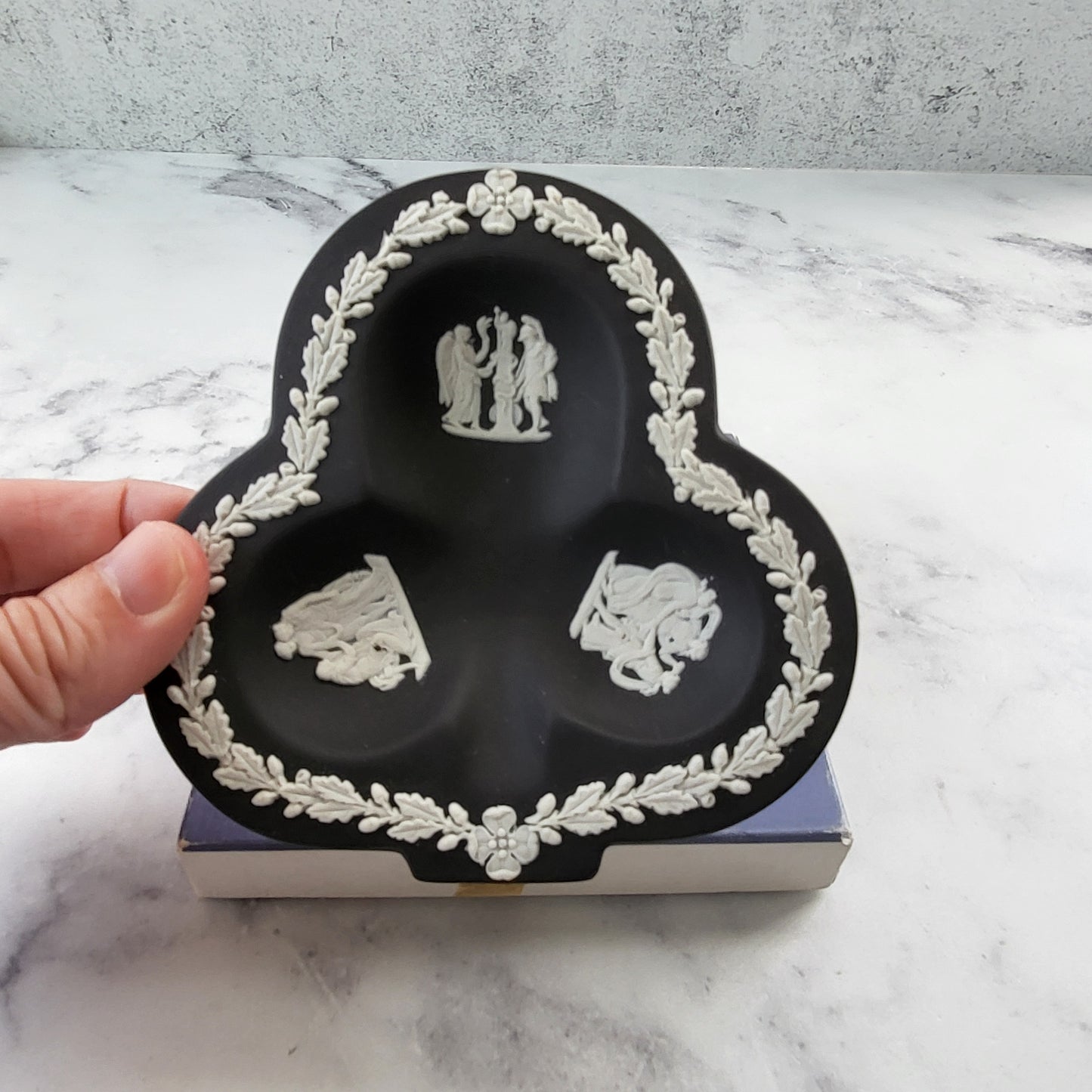 Wedgwood Black Jasperware DIsh