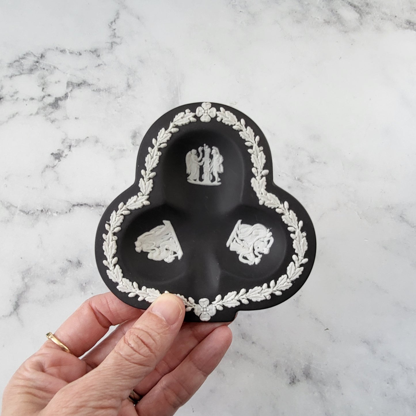 Wedgwood Black Jasperware DIsh