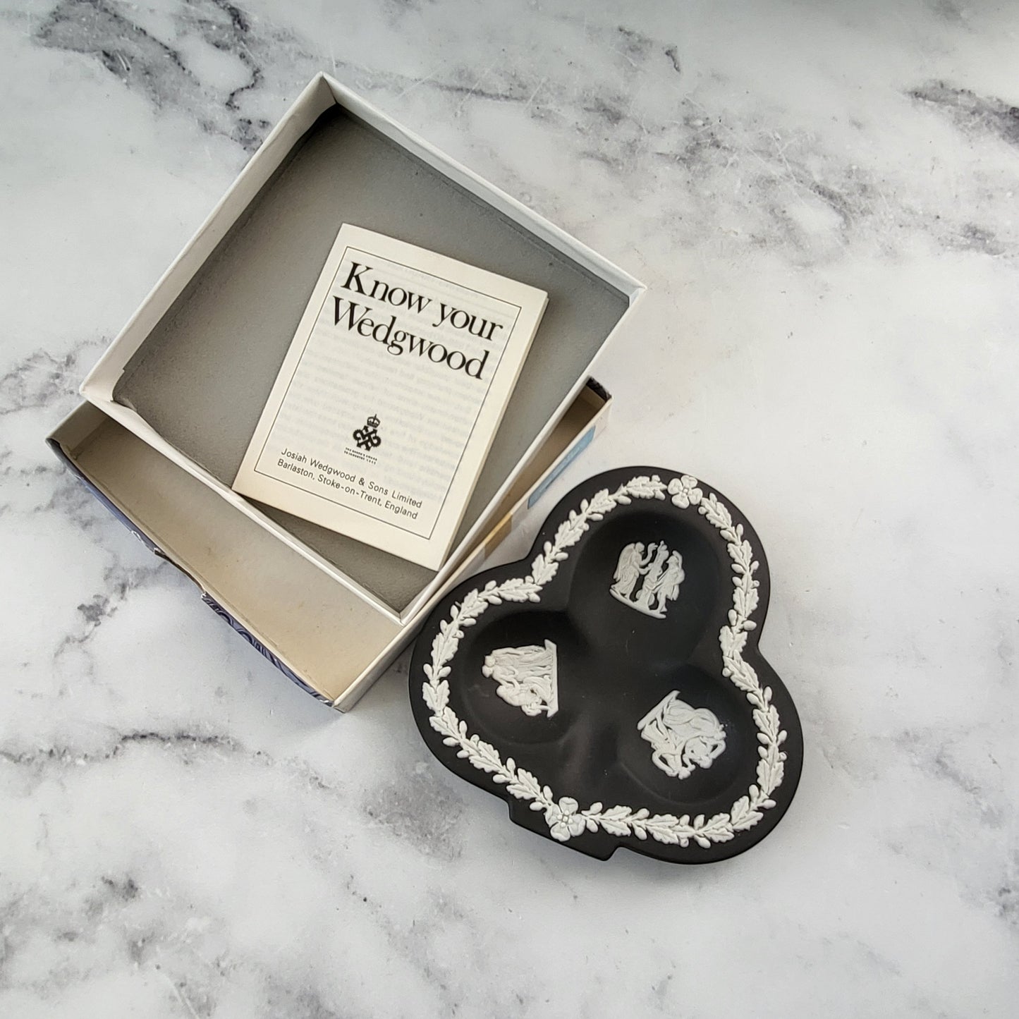 Wedgwood Black Jasperware DIsh