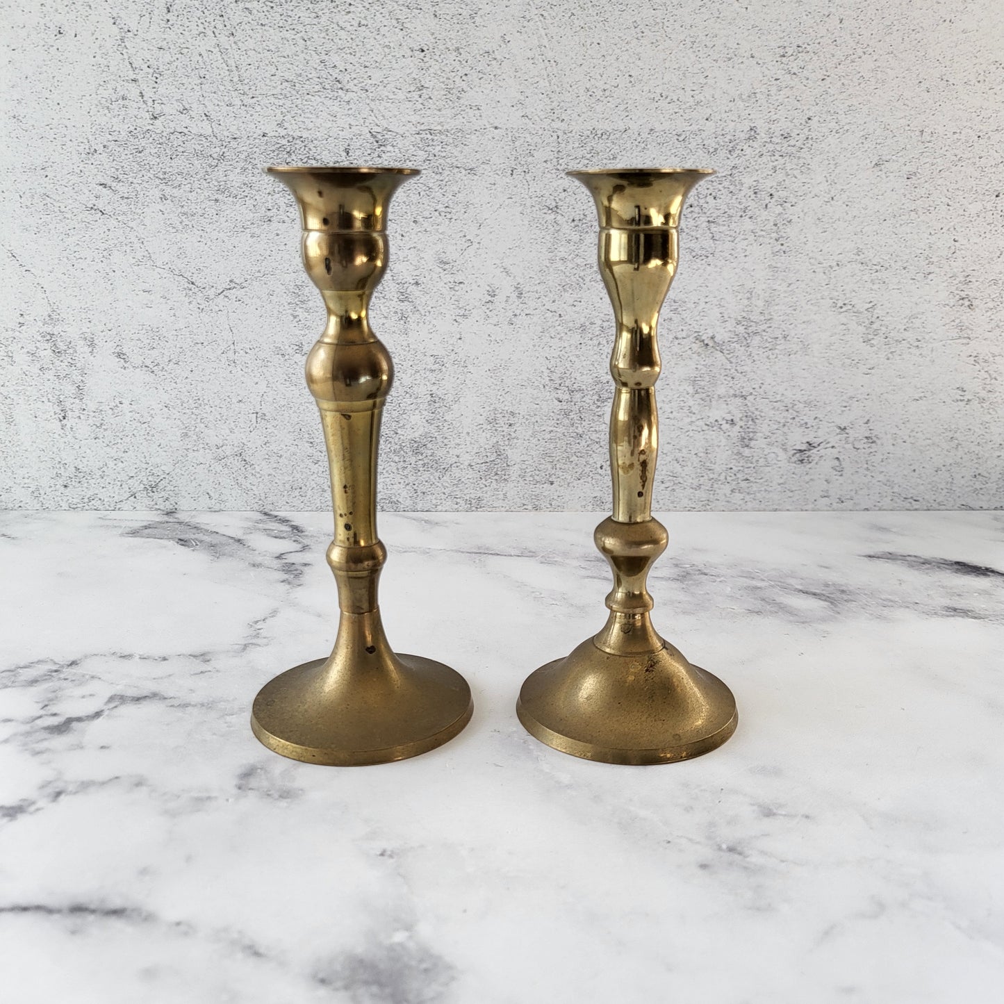 Pair of Vintage Brass Candlesticks
