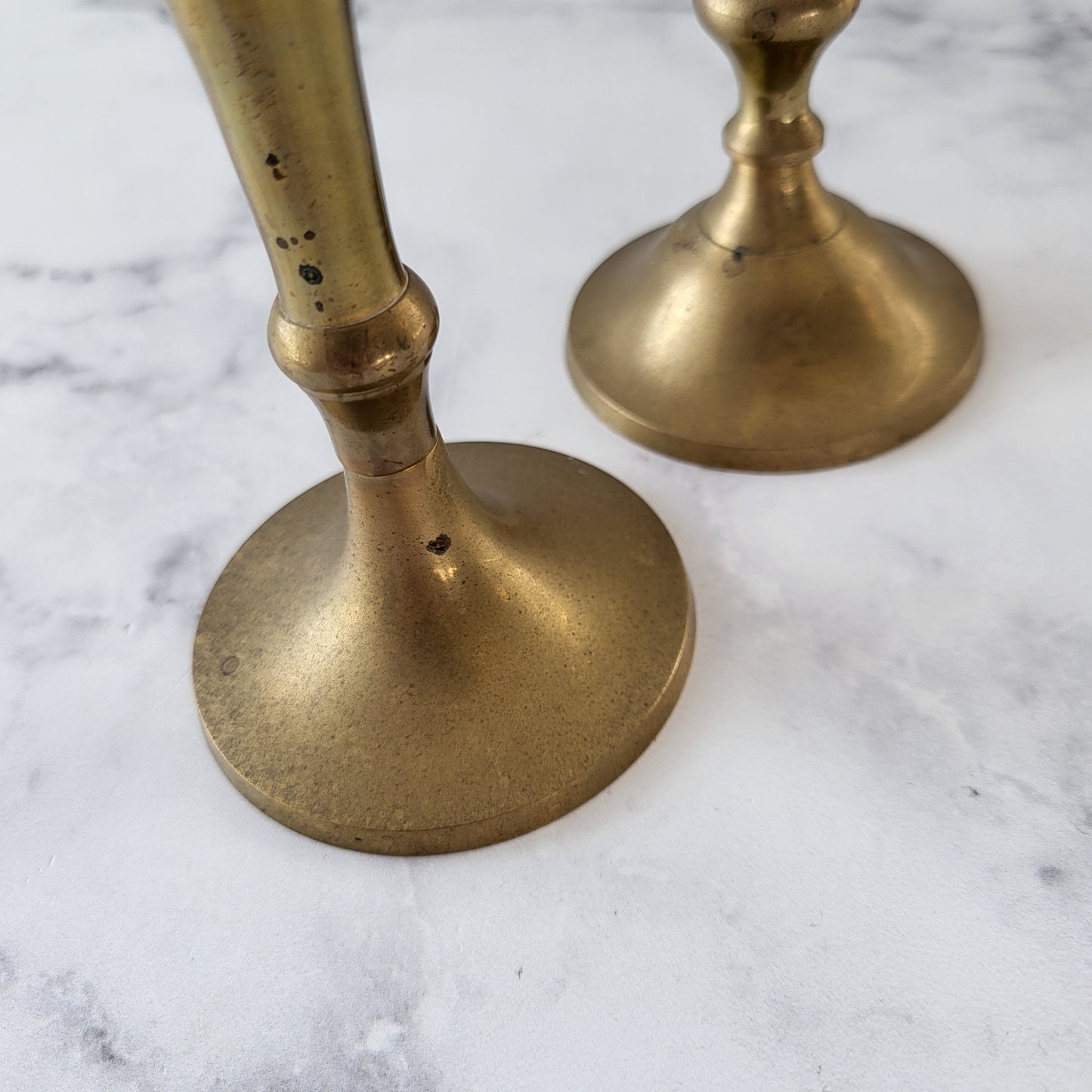 Pair of Vintage Brass Candlesticks