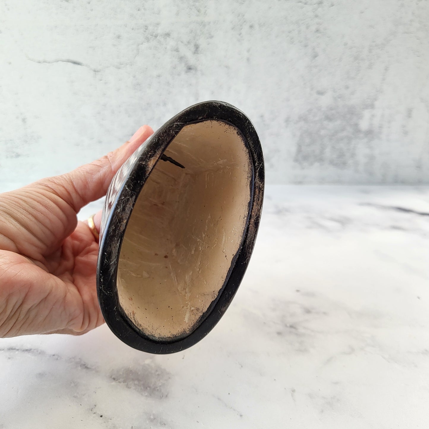 Hand Painted Bird Pottery Sculpture