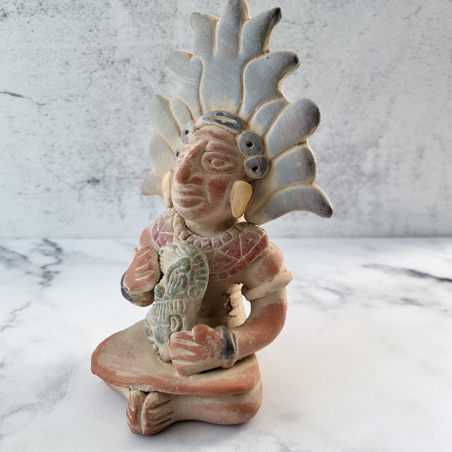 Mayan Style Terracotta Figurine