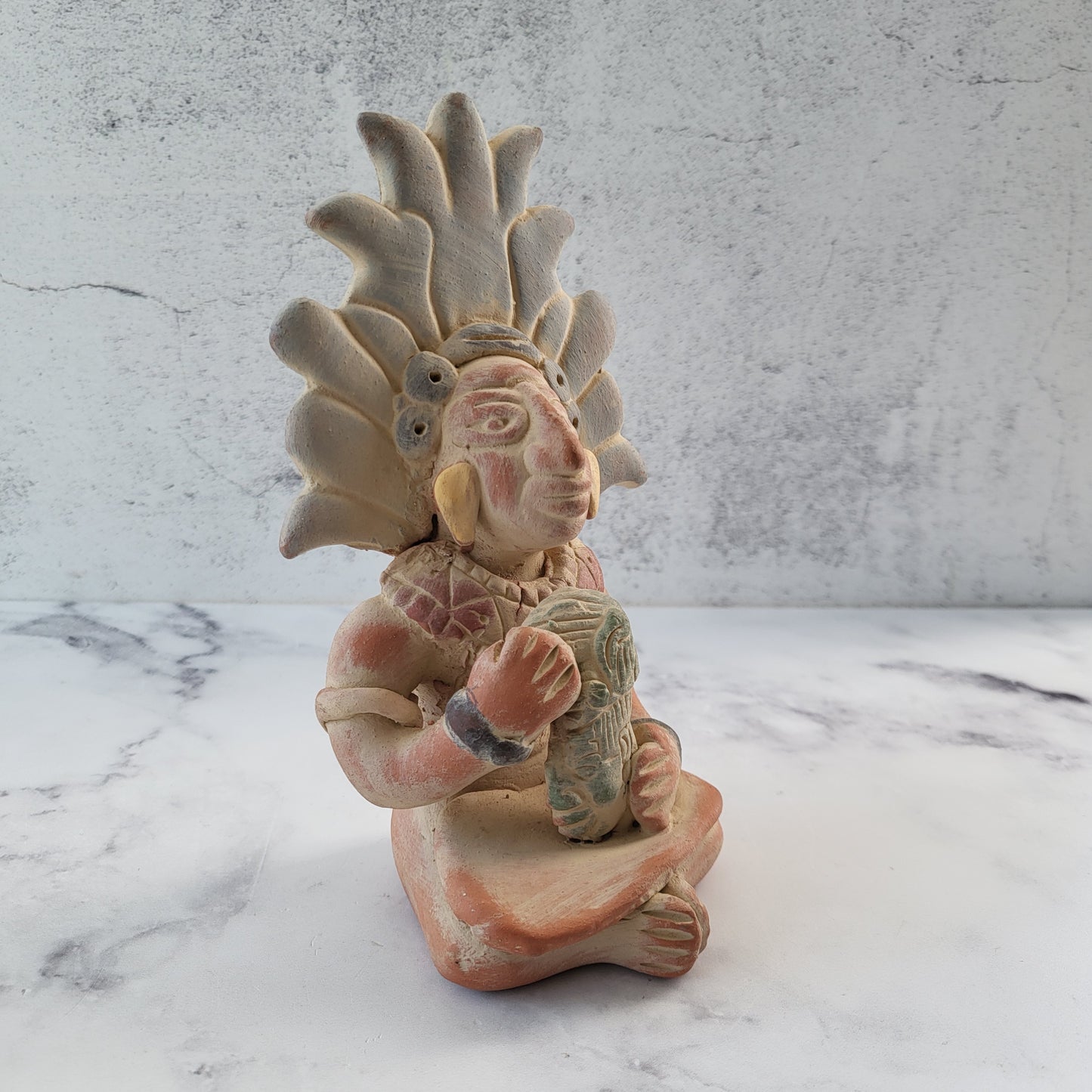 Mayan Style Terracotta Figurine
