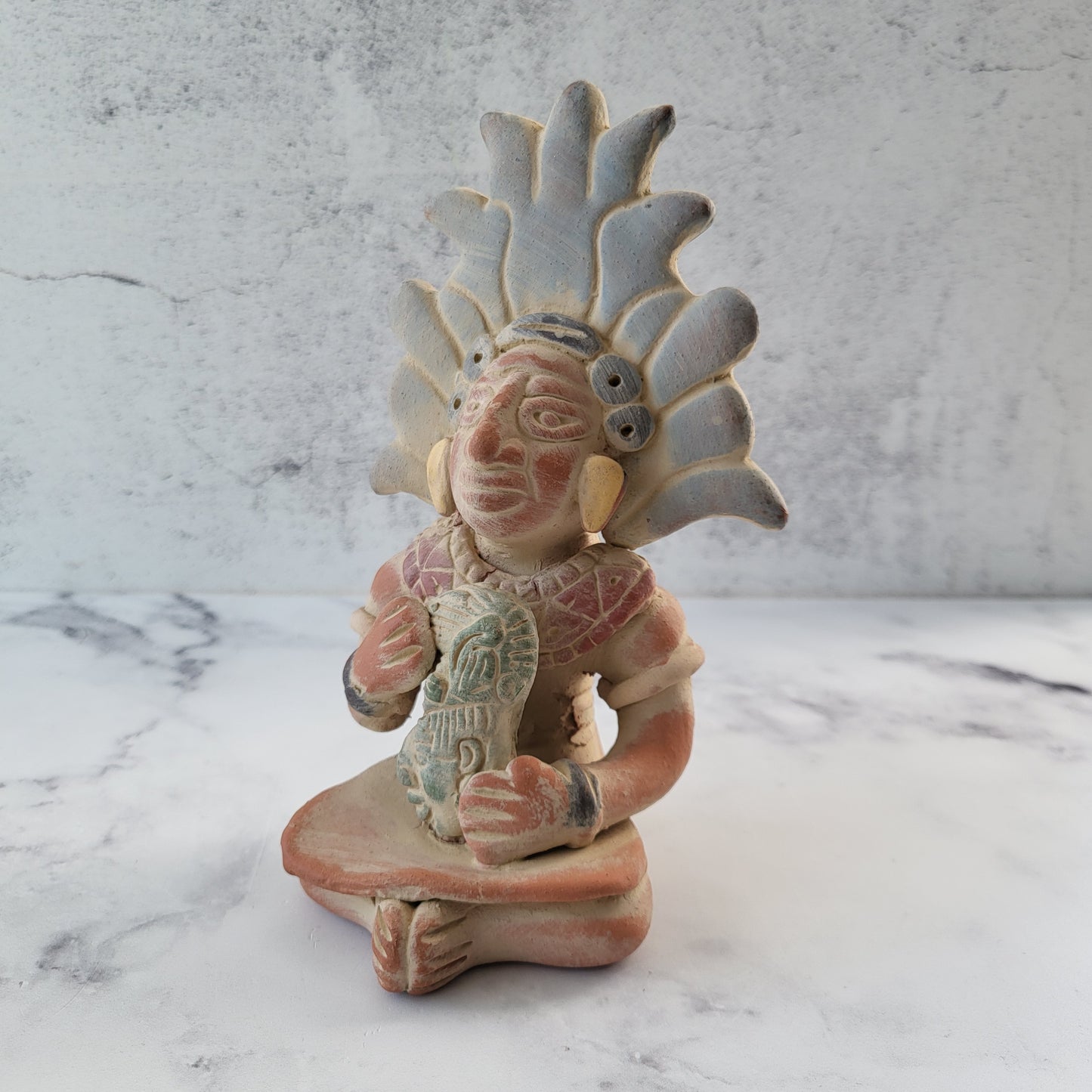 Mayan Style Terracotta Figurine