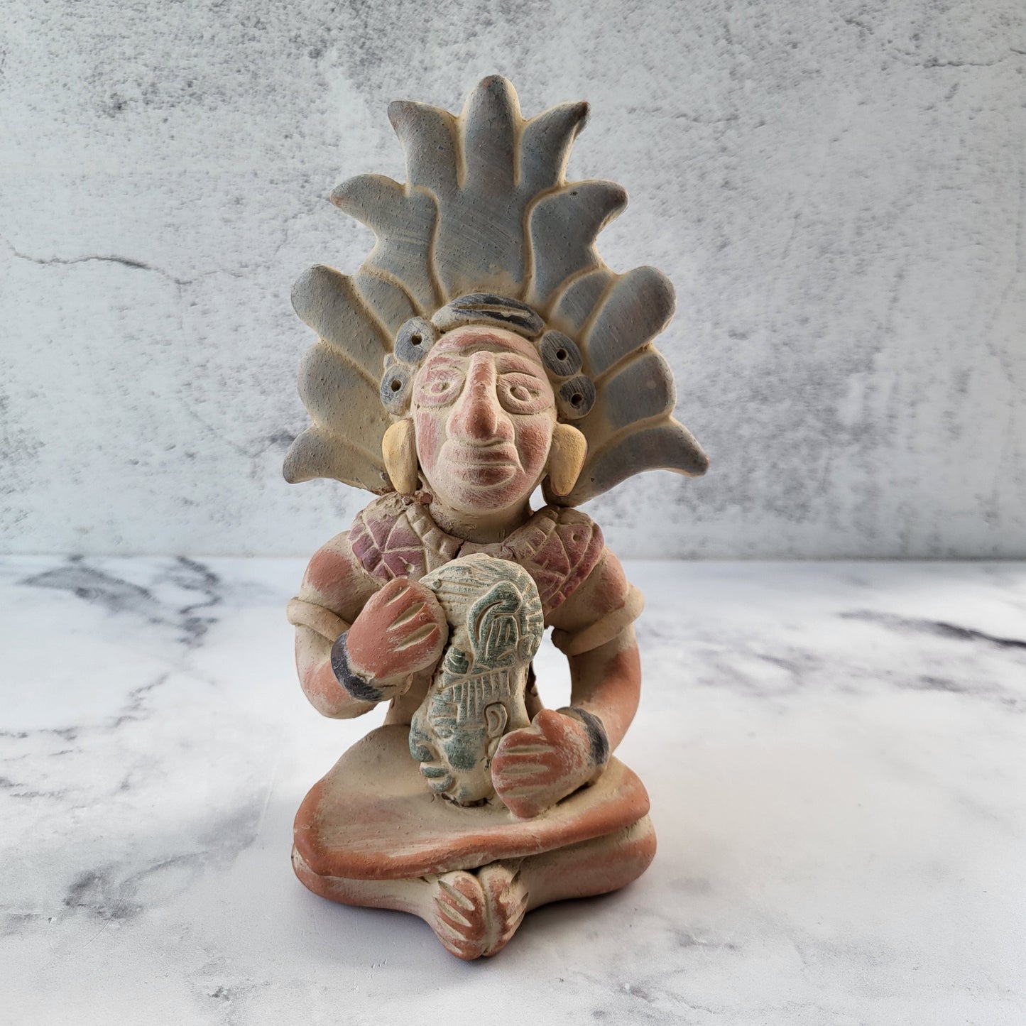 Mayan Style Terracotta Figurine