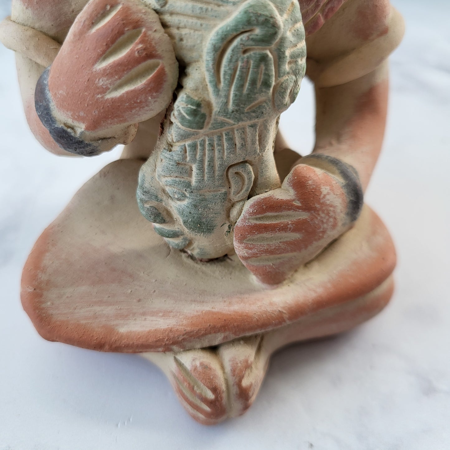 Mayan Style Terracotta Figurine