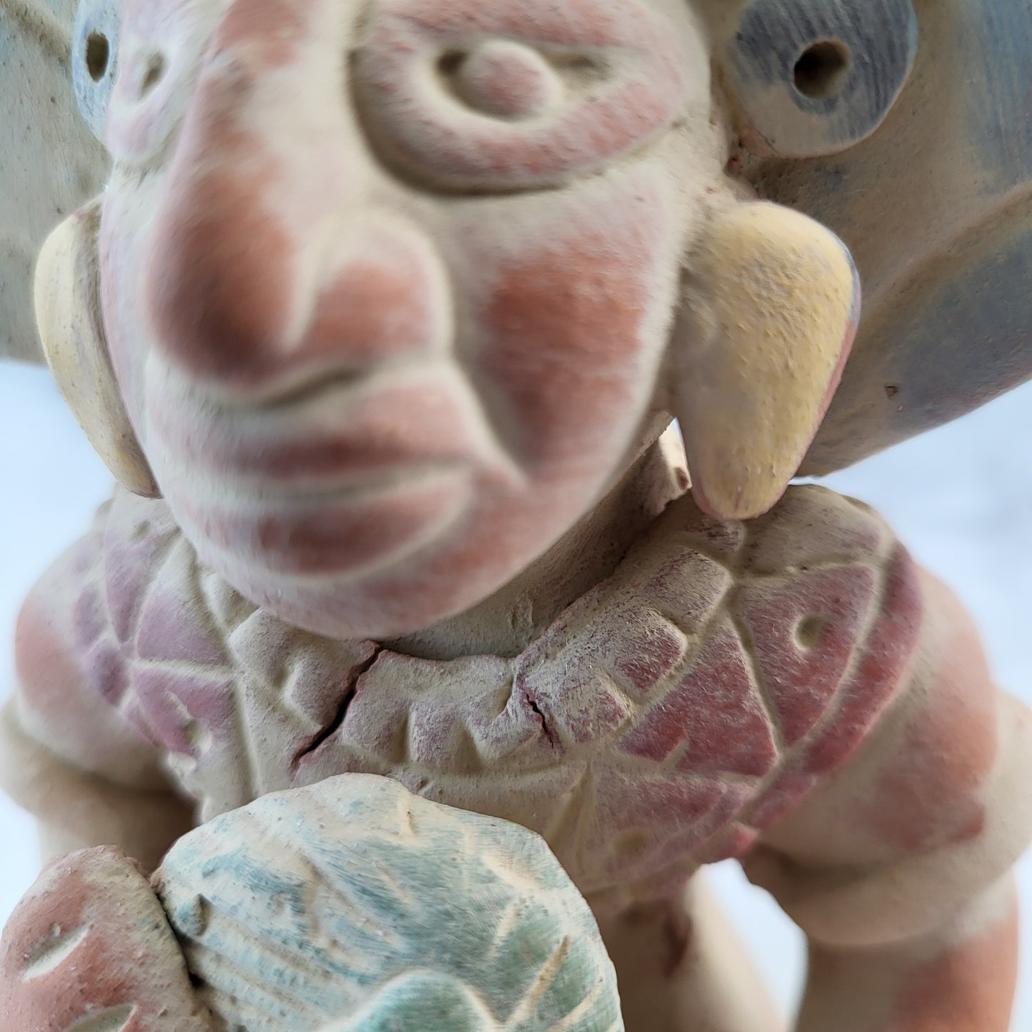 Mayan Style Terracotta Figurine