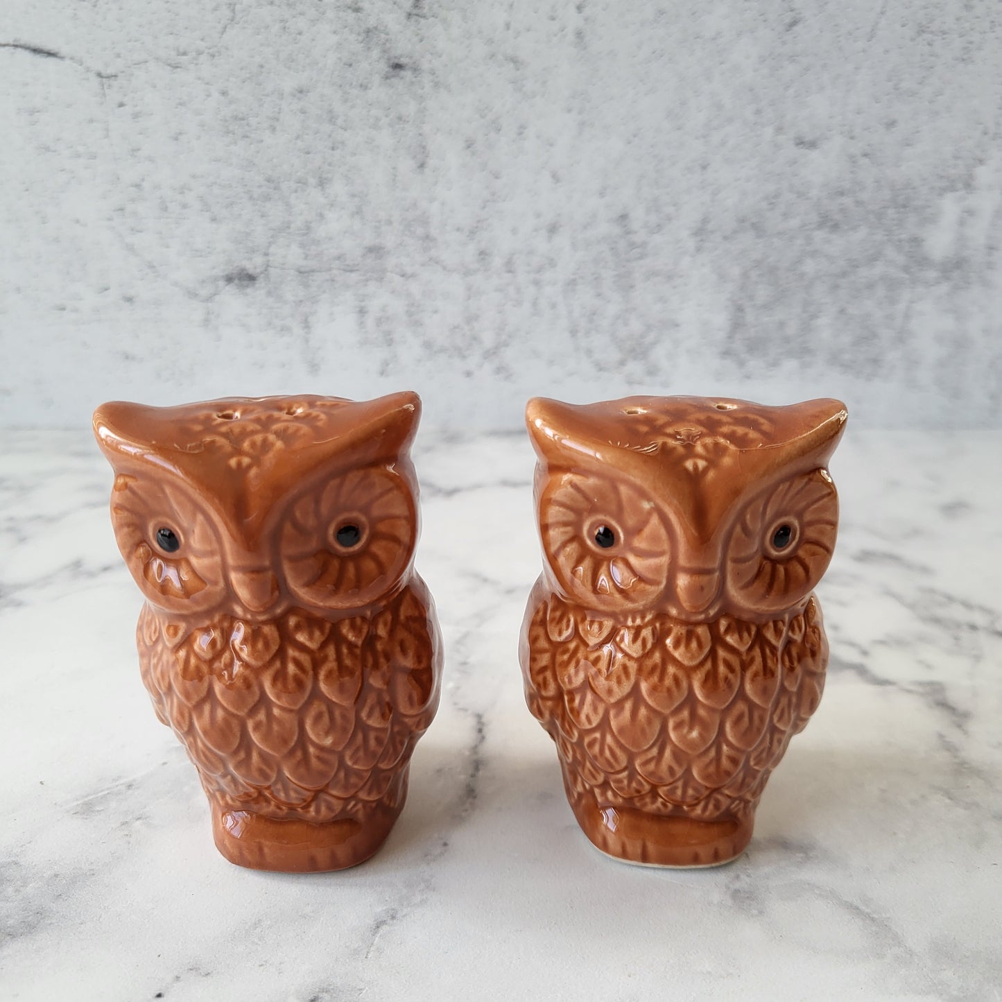 1970s Vintage Owl Salt and Pepper Shakers