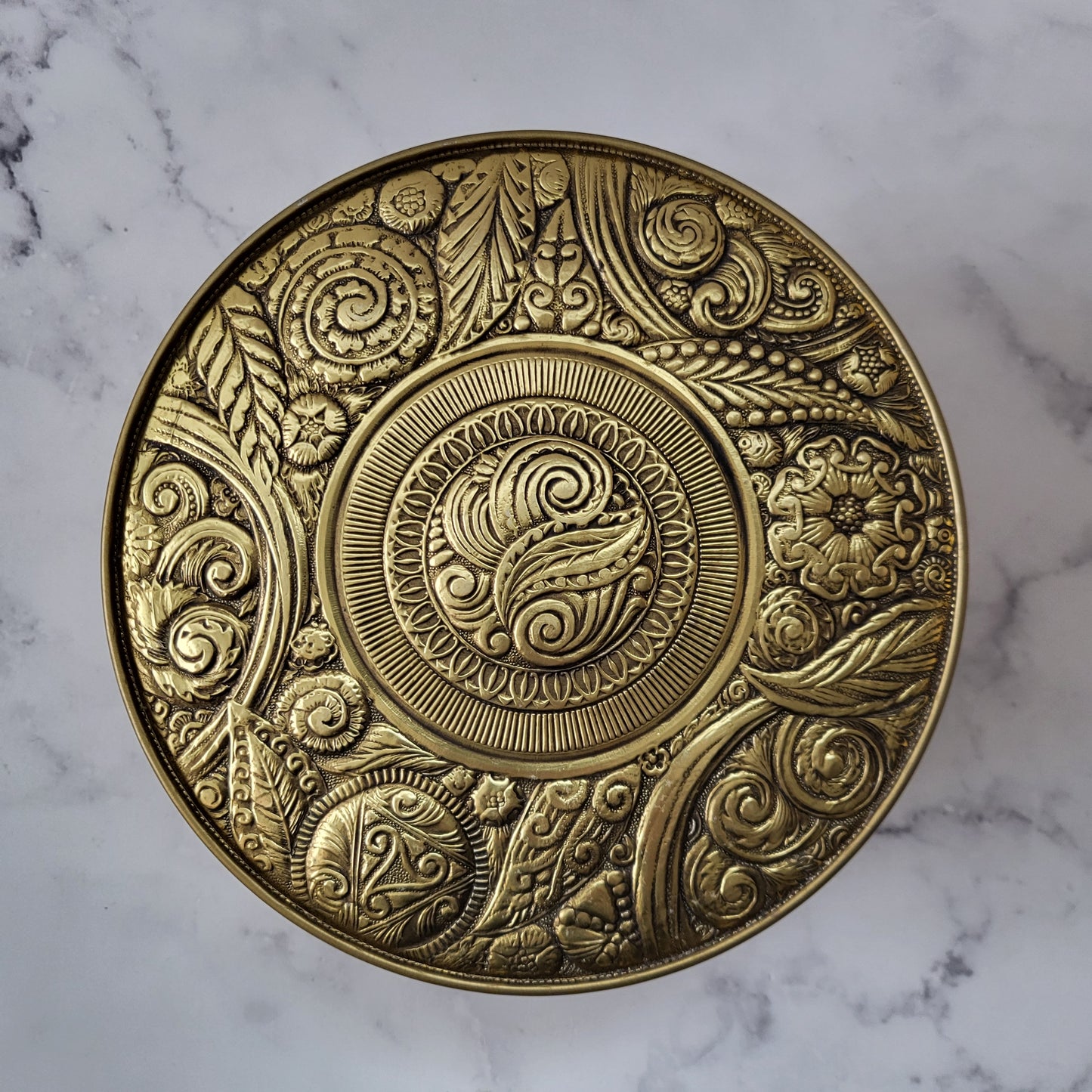 Embossed Metal Tin Decorative Storage Box
