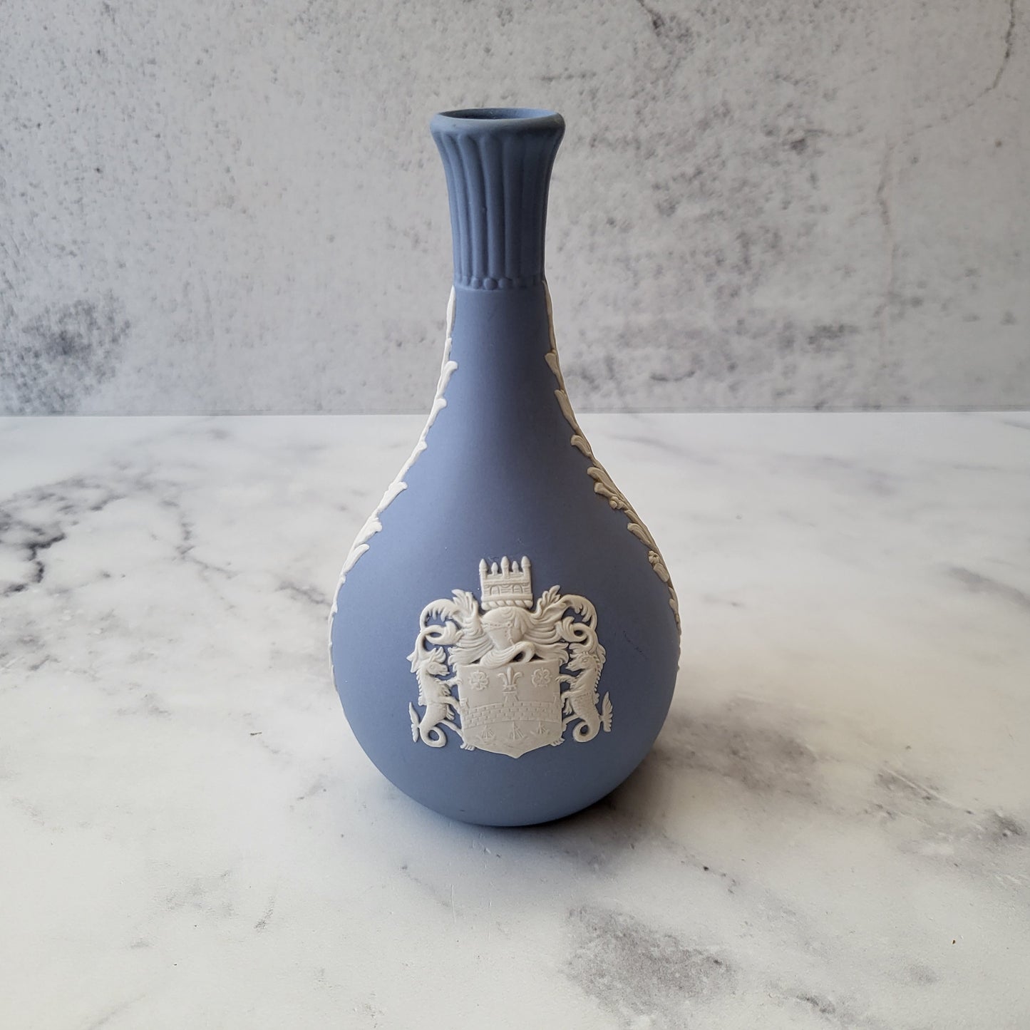 Wedgwood Powder Blue Jasperware Bud Vase