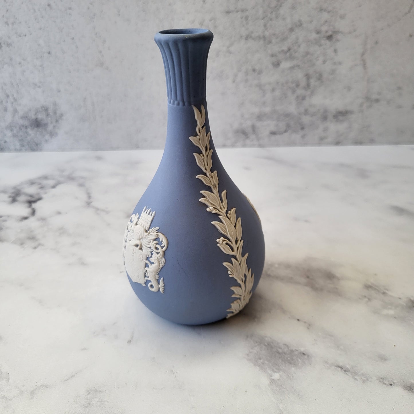Wedgwood Powder Blue Jasperware Bud Vase