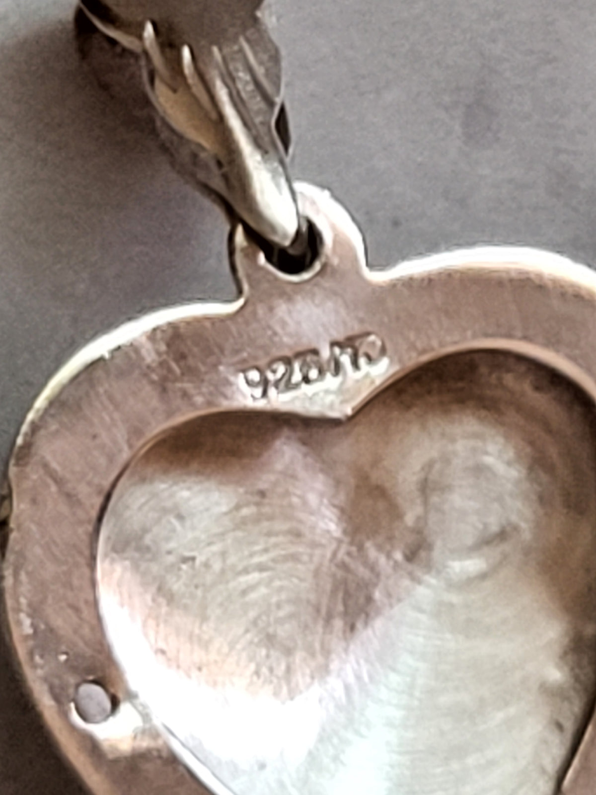Vintage Marsala 925 Sterling Silver Engraved Heart Locket